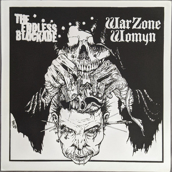 Endless Blockade, The / Warzone Womyn : The Endless Blockade / Warzone Womyn (LP,White Label)