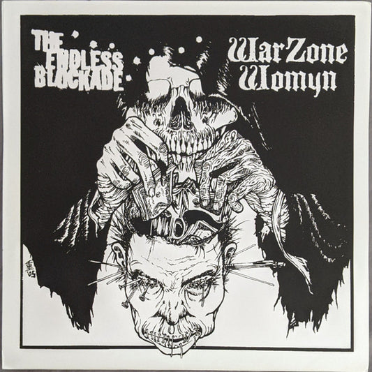 Endless Blockade, The / Warzone Womyn : The Endless Blockade / Warzone Womyn (LP,White Label)