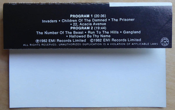 Iron Maiden : The Number Of The Beast (Album,Club Edition,Reissue)