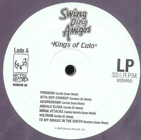 Swing Ding Amigos : Kings Of Culo (LP,Album)