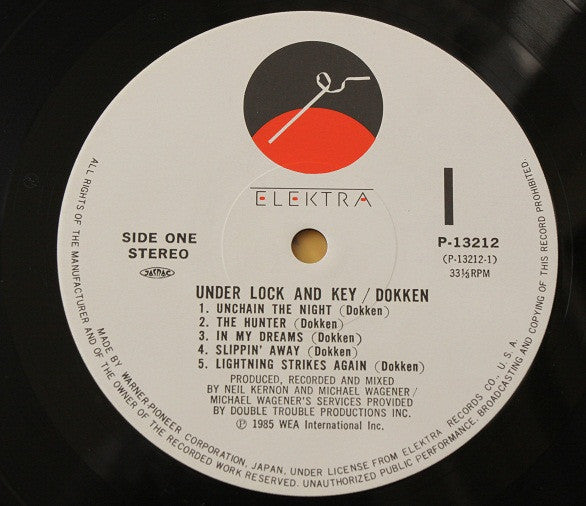 Dokken : Under Lock And Key (LP,Album)