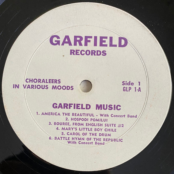 Garfield High School Chorallers, Garfield High School Stage Band, Garfield High School Concert Band : Garfield High Music (LP)