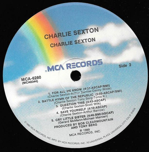 Charlie Sexton : Charlie Sexton (LP,Album)