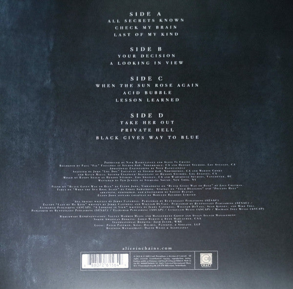 Alice In Chains : Black Gives Way To Blue (LP,Album,Reissue)