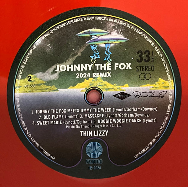 Thin Lizzy : Johnny The Fox 2024 Remix (LP,Album,Reissue)