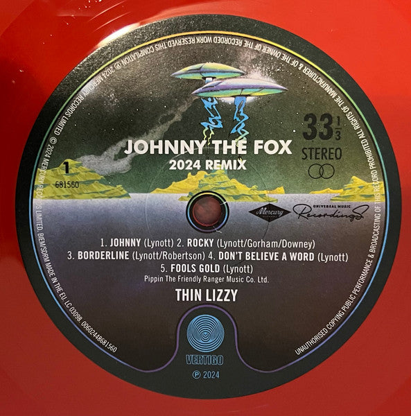 Thin Lizzy : Johnny The Fox 2024 Remix (LP,Album,Reissue)