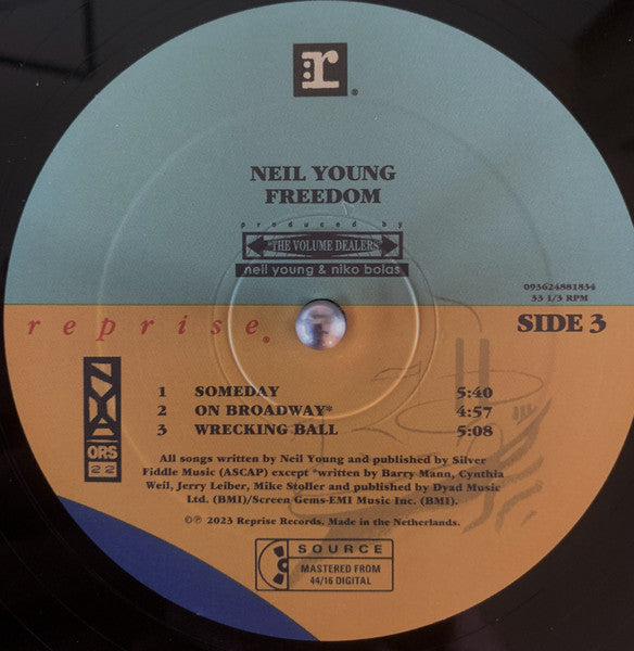 Neil Young : Freedom (LP,Album,Reissue)