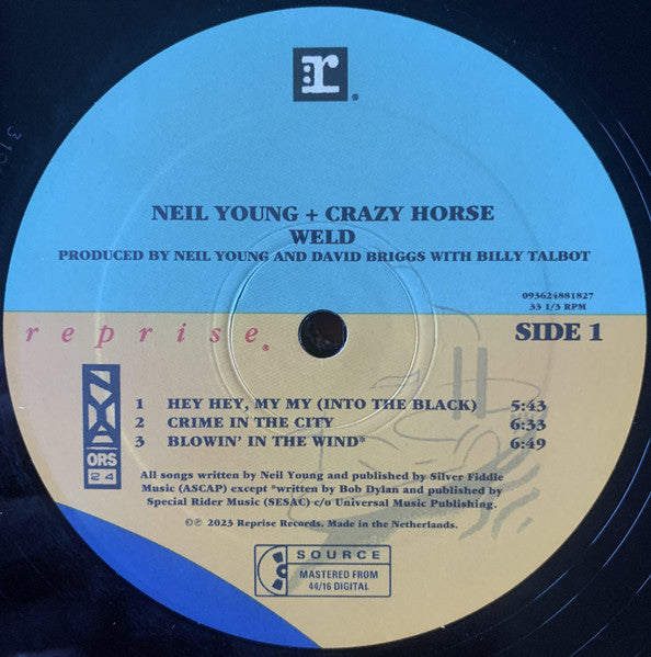 Neil Young & Crazy Horse : Weld (LP,Album,Reissue,Stereo)