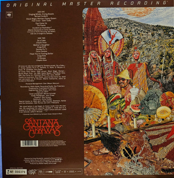 Santana : Abraxas (LP,Album,Numbered,Reissue,Remastered,Special Edition,Stereo)