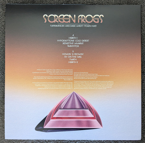 Screen Frogs : Subterranean Wreckage Amidst Stolen Hues (LP,Limited Edition)