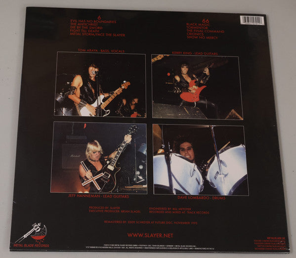 Slayer : Show No Mercy (LP,Album,Reissue,Remastered,Repress,Stereo)