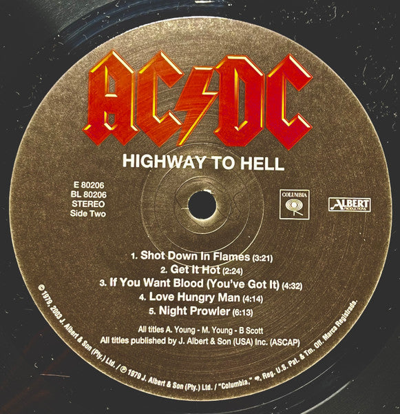 AC/DC : Highway To Hell (LP,Album,Reissue,Remastered,Stereo)