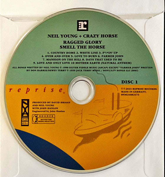 Neil Young + Crazy Horse : Ragged Glory - Smell The Horse (Album,Reissue,Remastered)