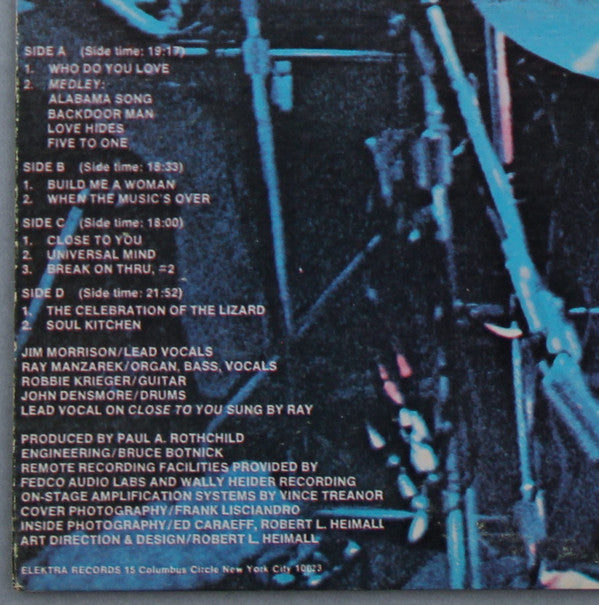 Doors, The : Absolutely Live (LP,Album,Reissue)