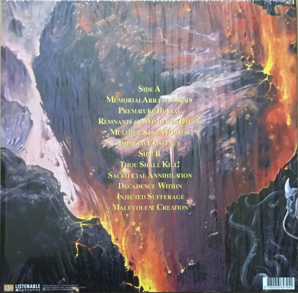 Malevolent Creation : The Ten Commandments (LP,Album,Limited Edition,Reissue)