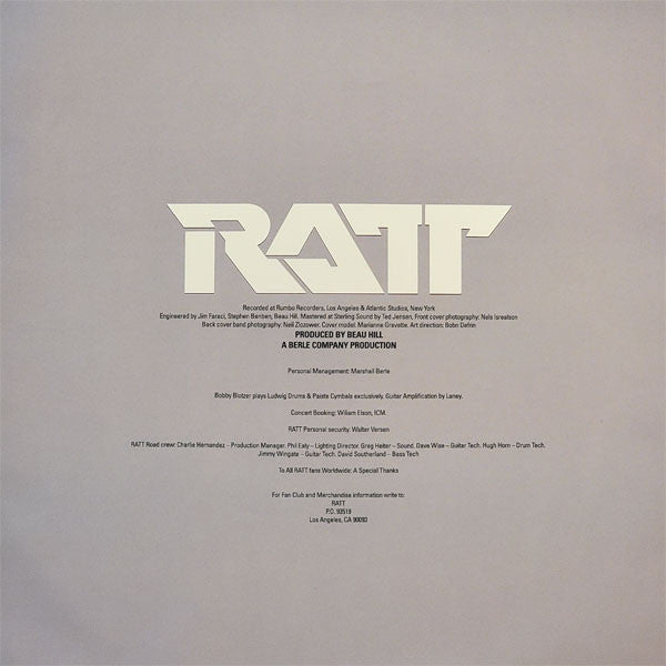 Ratt : Invasion Of Your Privacy (LP,Album,Reissue,Stereo)