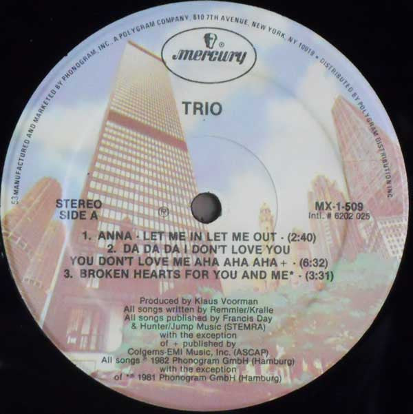 Trio : Trio (LP,Mini-Album)