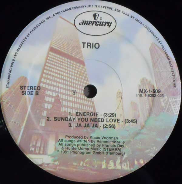 Trio : Trio (LP,Mini-Album)