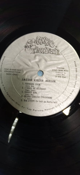 Jacob Miller : Jacob "Killer" Miller (LP,Album)