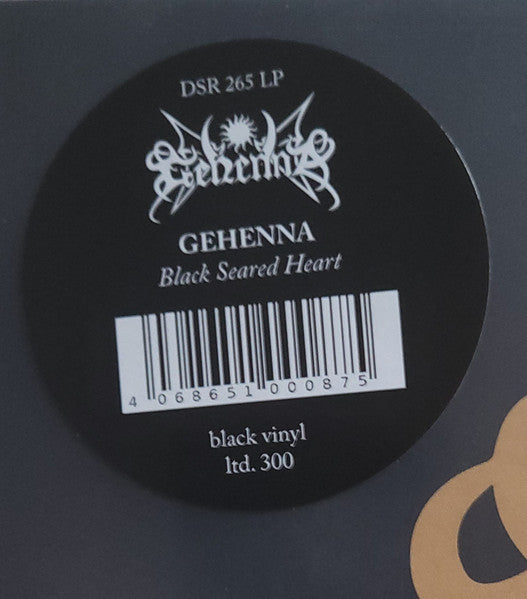 Gehenna : Black Seared Heart (LP,Album,Limited Edition,Remastered)