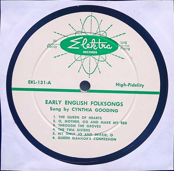 Cynthia Gooding : Queen Of Hearts (Early English Folksongs Sung By Cynthia Gooding) (LP,Reissue)