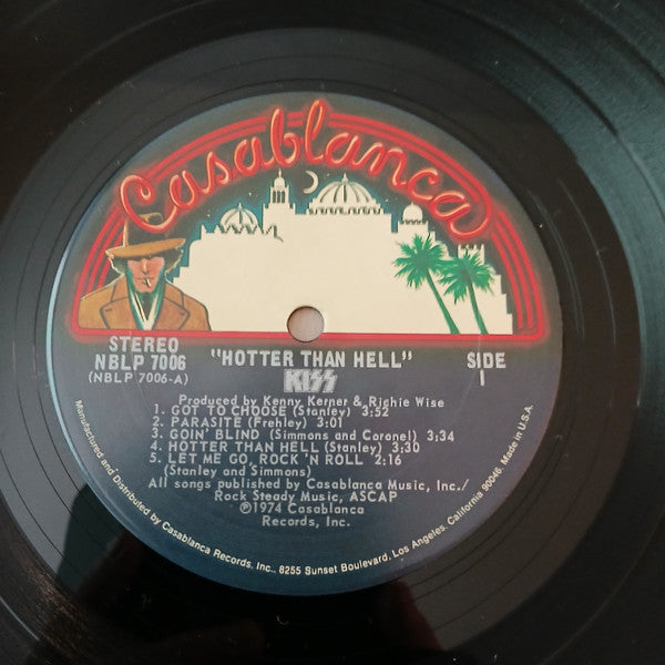Kiss : Hotter Than Hell (LP,Album)