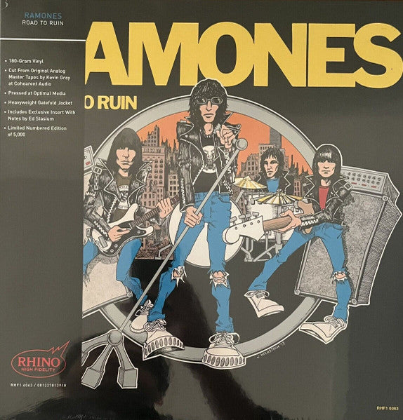 Ramones : Road To Ruin (LP,Album,Limited Edition,Numbered,Reissue,Stereo)