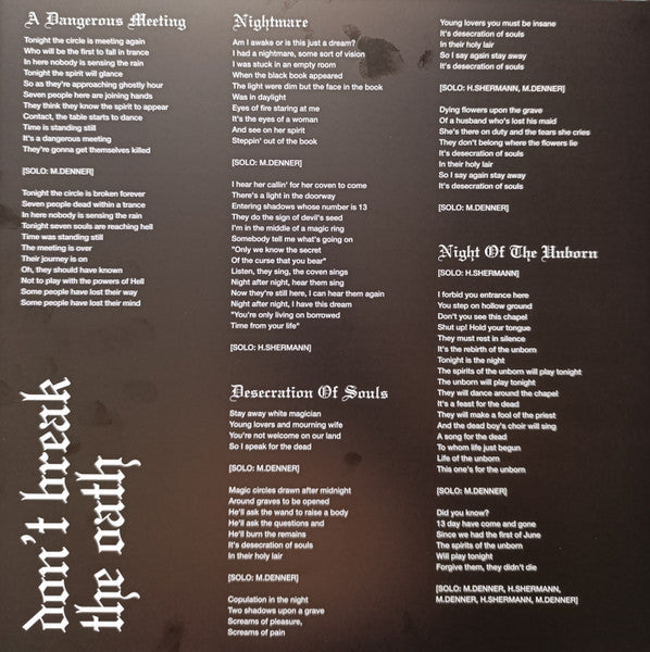 Mercyful Fate : Don't Break The Oath (LP,Album,Reissue)
