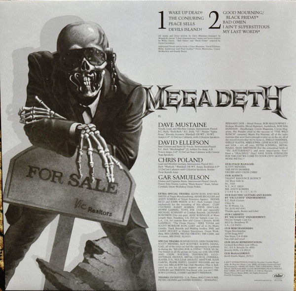 Megadeth : Peace Sells... But Who's Buying? (LP,Album,Reissue,Limited Edition)