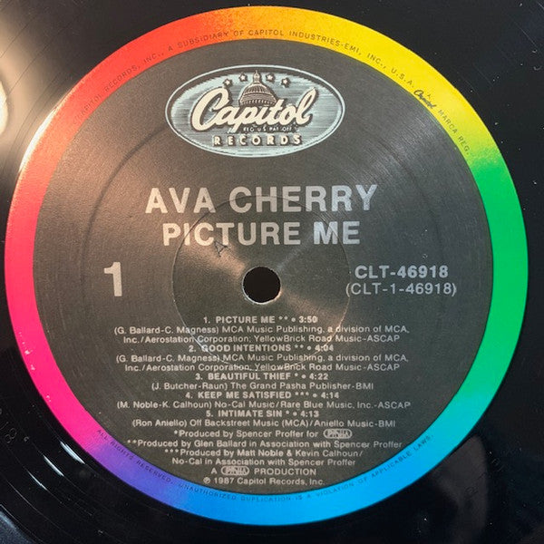Ava Cherry : Picture Me (LP,Album)