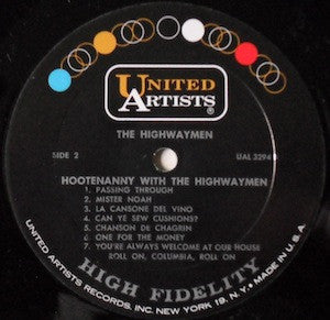 Highwaymen : Hootenanny With The Highwaymen (Mono,LP)