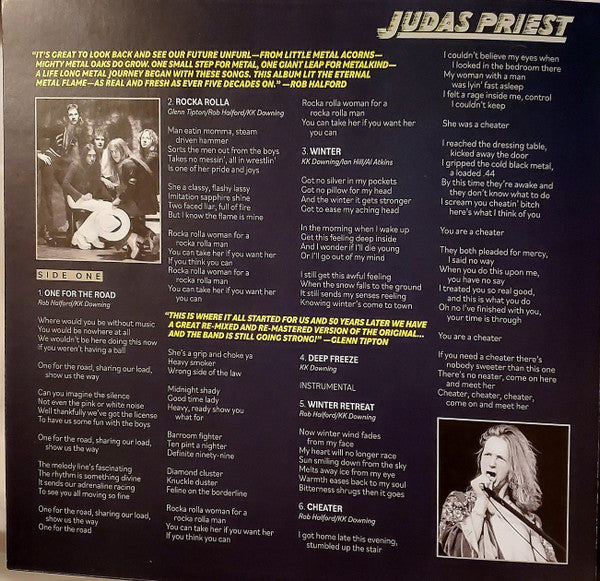 Judas Priest : Rocka Rolla (LP,Album,Limited Edition,Reissue,Remastered)