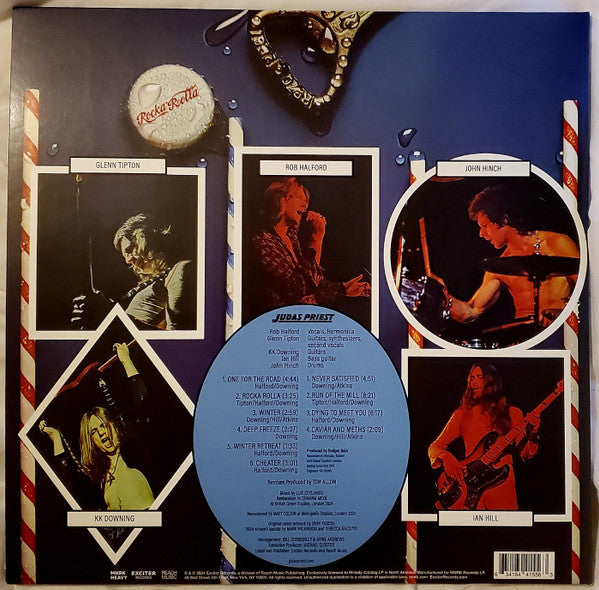 Judas Priest : Rocka Rolla (LP,Album,Limited Edition,Reissue,Remastered)