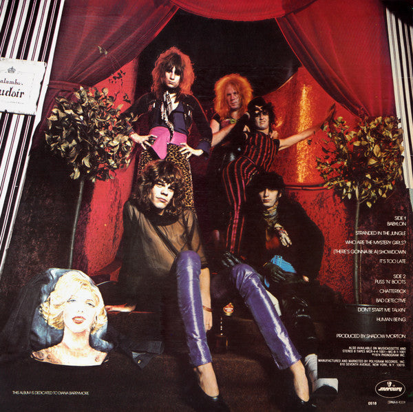 New York Dolls : Too Much Too Soon (LP,Album,Reissue,Stereo)
