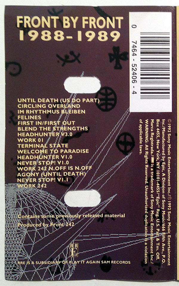 Front 242 : Front By Front (Album,Reissue,Remastered)