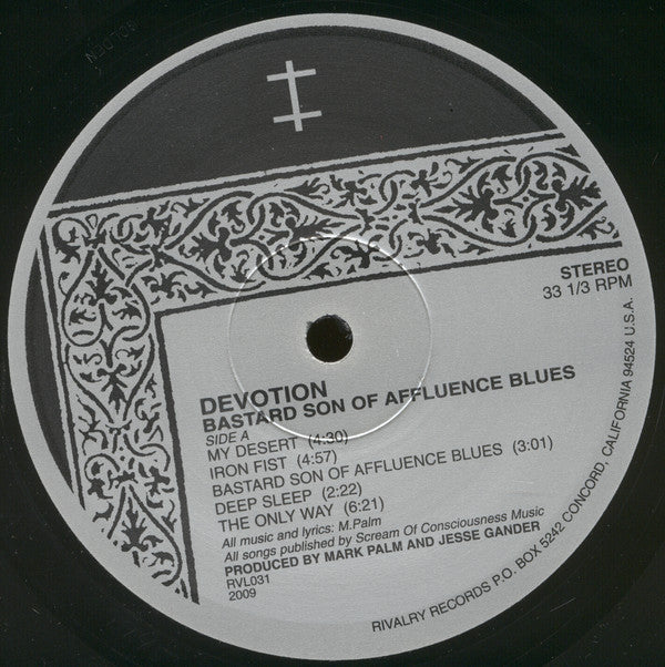 Devotion (16) : Bastard Son Of Affluence Blues (LP,Album)