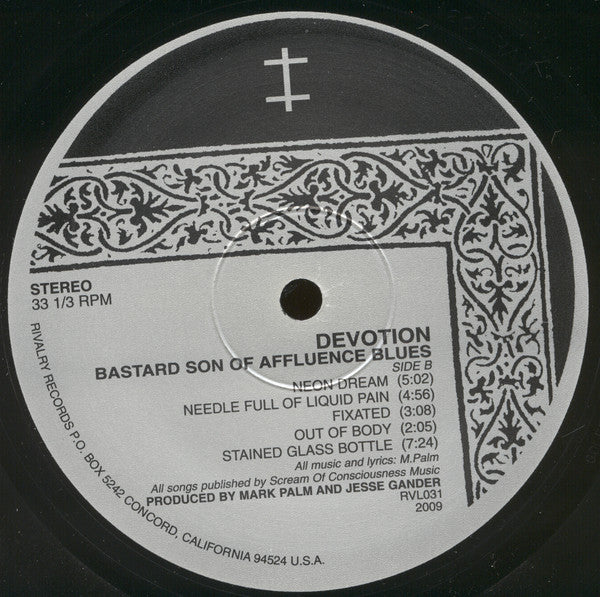 Devotion (16) : Bastard Son Of Affluence Blues (LP,Album)