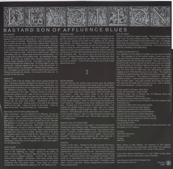 Devotion (16) : Bastard Son Of Affluence Blues (LP,Album)