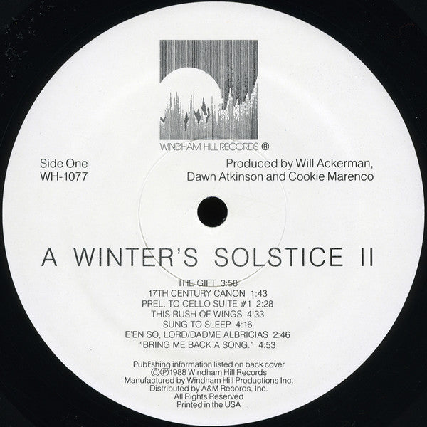 Windham Hill Artists : A Winter's Solstice II (LP,Compilation)