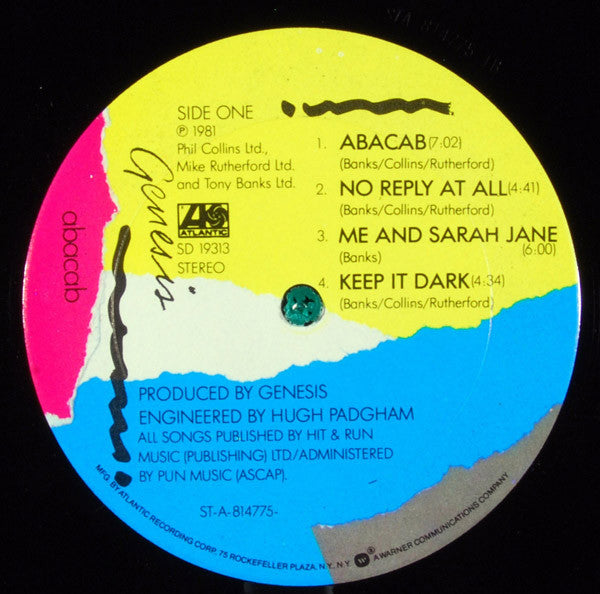 Genesis : Abacab (LP,Album,Stereo)