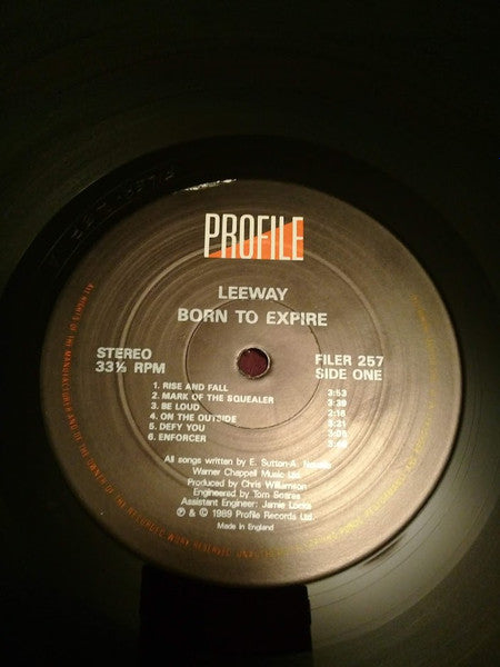Leeway : Born To Expire (LP,Album)