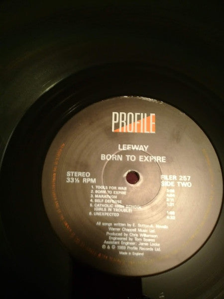 Leeway : Born To Expire (LP,Album)