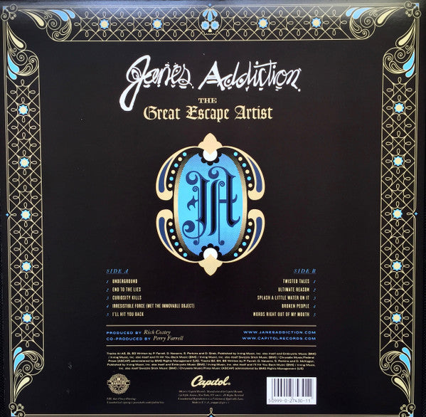 Jane's Addiction : The Great Escape Artist (LP,Album)