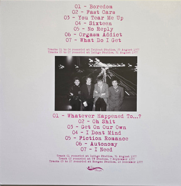 Buzzcocks : Oh Shit! (The "Another Music In A Different Kitchen" Demos 1977) (LP,Unofficial Release)