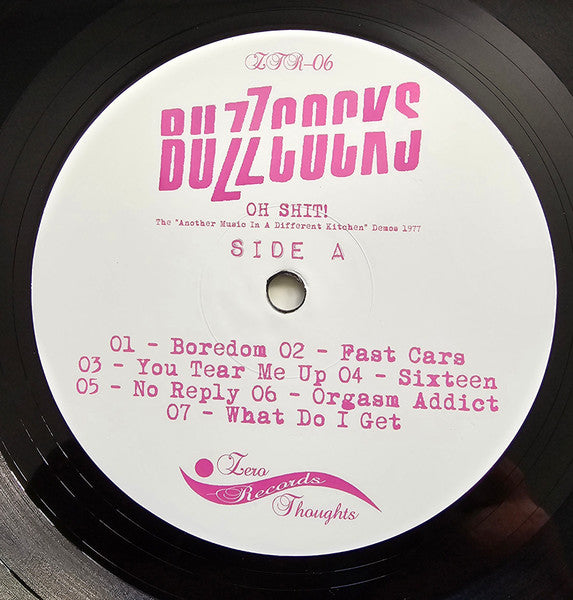 Buzzcocks : Oh Shit! (The "Another Music In A Different Kitchen" Demos 1977) (LP,Unofficial Release)