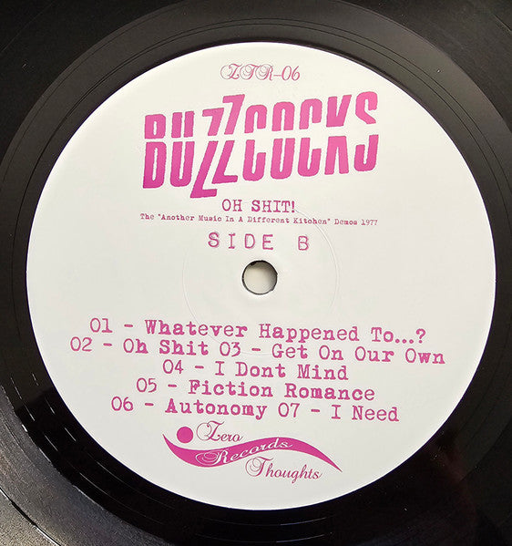 Buzzcocks : Oh Shit! (The "Another Music In A Different Kitchen" Demos 1977) (LP,Unofficial Release)