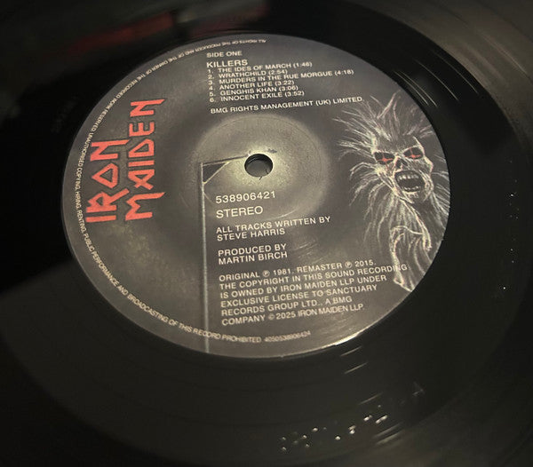 Iron Maiden : Killers (LP,Album,Reissue,Remastered)