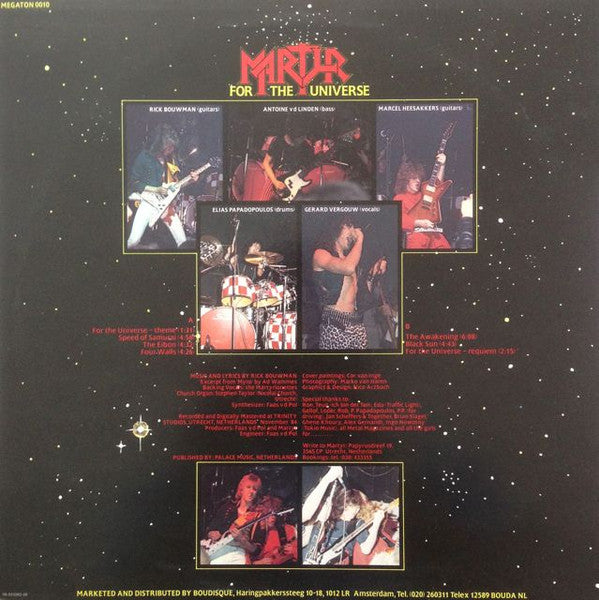 Martyr (9) : For The Universe (LP,Album)