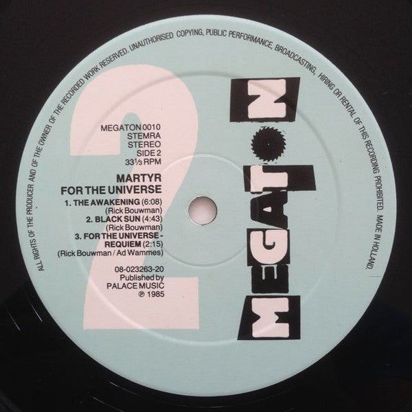 Martyr (9) : For The Universe (LP,Album)