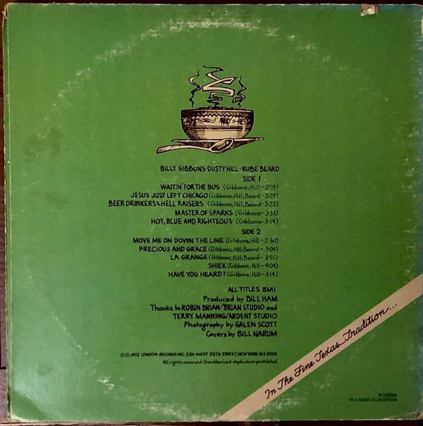 ZZ Top : Tres Hombres (LP,Album,Club Edition,Misprint,Stereo)
